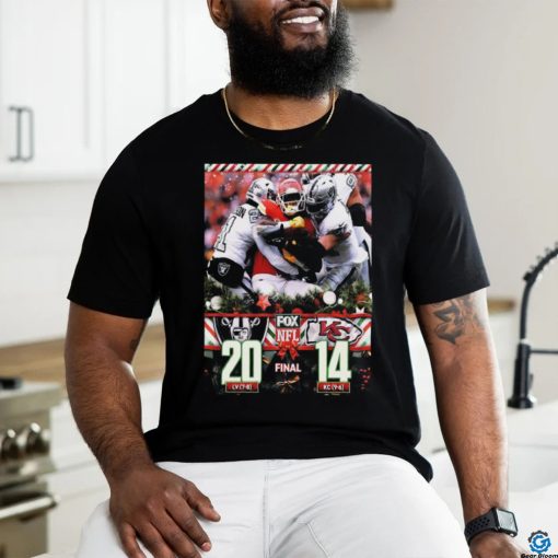 Quality The Las Vegas Raiders Stole Christmas In Kansas City NFL Official Poster shirt