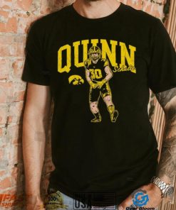 Quinn Schulte 30 Iowa Hawkeyes caricature shirt