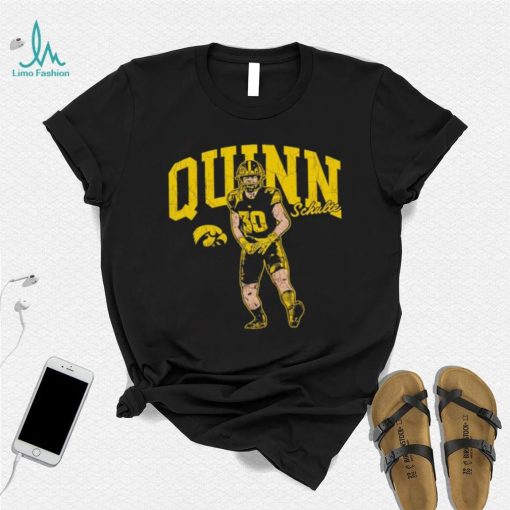 Quinn Schulte 30 Iowa Hawkeyes caricature shirt