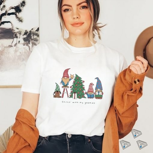 Quirky Chillin’ With My Gnomies Tree T Shirt