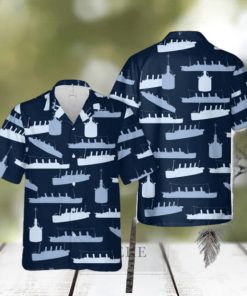 RMS Titanic Silhouette Aloha Short Sleeve 3D Printed Hawaiian Shirt For Men And Women