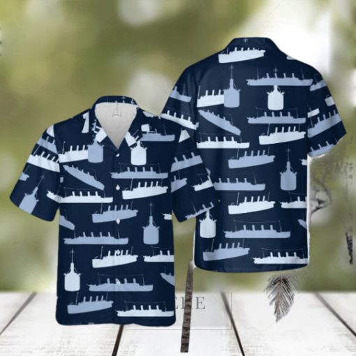 RMS Titanic Silhouette Aloha Short Sleeve 3D Printed Hawaiian Shirt For Men And Women