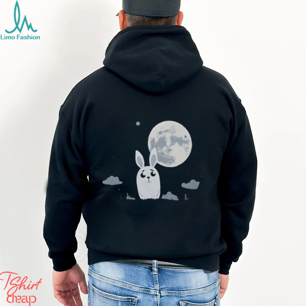 Rabbit Beside The Moon Classic T Shirt Rabbit Beside The Moon Classic T Shirt