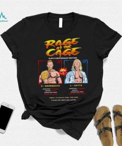 Rage in the Cage slam Championship edition M Broderick vs L Watts shirt