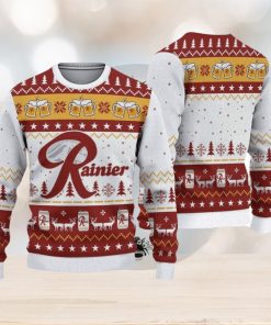 Rainier Beer Ugly Knitted Christmas Sweater