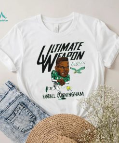 Randall Cunningham Philadelphia Eagles Homage Caricature Retired Player Tri Blend T Shirt