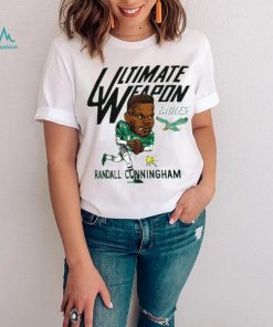 Randall Cunningham Philadelphia Eagles Homage Caricature Retired Player Tri Blend T Shirt