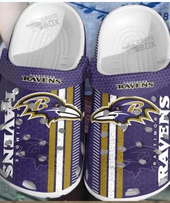 Ravens Purple Reign Comfort Crocs Clogs