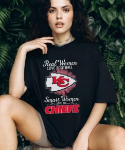 Real Women Love Football Smart Women Love The Kansas City Chiefs 2023 Logo Shirt