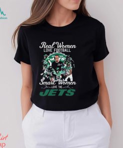 Real Women Love Football Smart Women Love The New York Jets Gameday Signatures Shirt