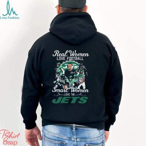 Real Women Love Football Smart Women Love The New York Jets Gameday Signatures Shirt