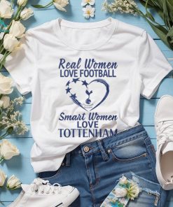 Real Women Love Football Smart Women Love Tottenham T Shirt