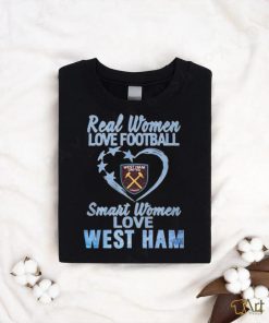Real Women Love Football Smart Women Love West Ham T Shirt, hoodie, sweater, long sleeve and tank top Real Women Love Football Smart Women Love West Ham T Shirt
