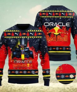 Red Bull Racing Fans 3D Ugly Christmas Sweater Christmas Gift Men And Women 2023 Sweater