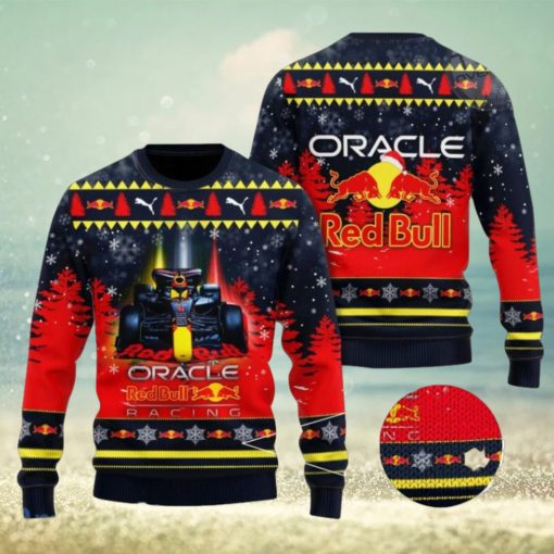 Red Bull Racing Fans 3D Ugly Christmas Sweater Christmas Gift Men And Women 2023 Sweater