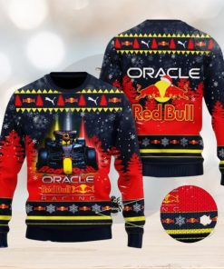 Red Bull Racing Fans 3D Ugly Christmas Sweater Christmas Gift Men And Women 2023 Sweater