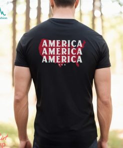 Repeating America Unisex Tee Christian Patriotic Religious Pro Trump Republican 2021 2024 Election T Shirt