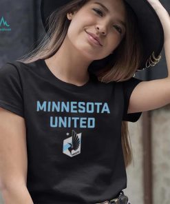 Retro Brand Youth Minnesota United FC Wordmark Black T Shirt