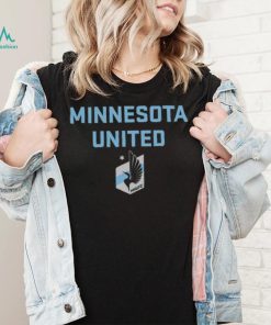 Retro Brand Youth Minnesota United FC Wordmark Black T Shirt