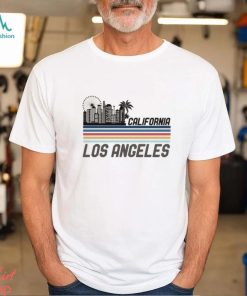 Retro Los Angeles Skyline Vintage 70s 80s Los Angeles LA T Shirt