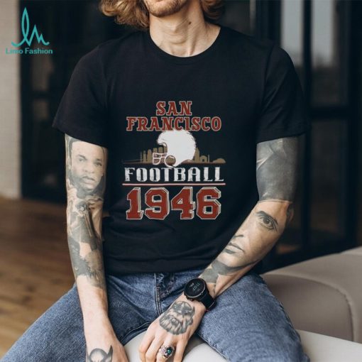 Retro San Francisco Football Shirt For Fans, San Francisco 49ers Short Sleeve T Shirt