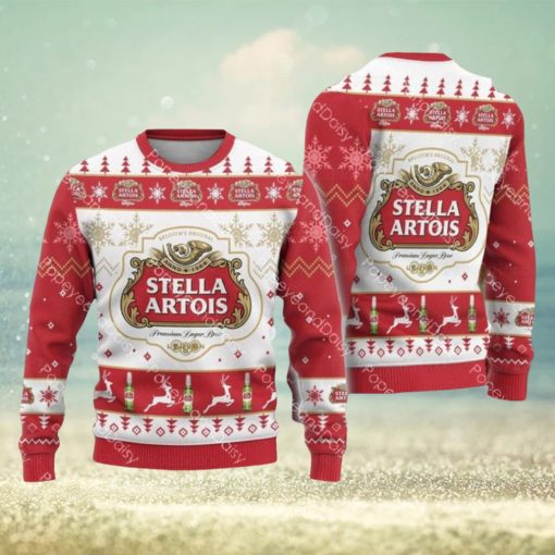 Retro Stella Artois Christmas Ugly Sweater