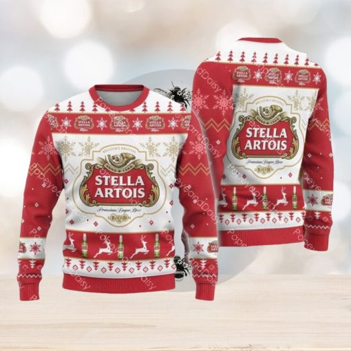 Retro Stella Artois Christmas Ugly Sweater