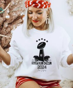 Retro Super Bowl NFL 2024 Las Vegas cup shirt