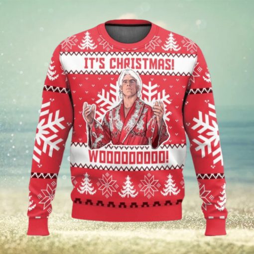 Ric Flair It’s Christmas Woooo Ugly Christmas Sweater