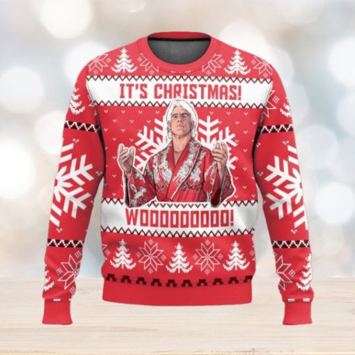 Ric Flair It’s Christmas Woooo Ugly Christmas Sweater