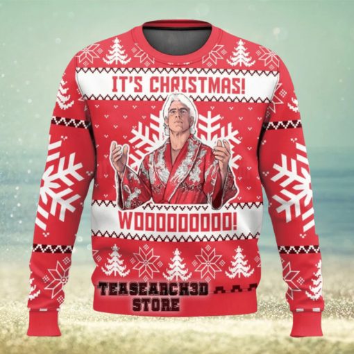 Ric Flair It’s Christmas Woooooo Ugly Christmas Sweater