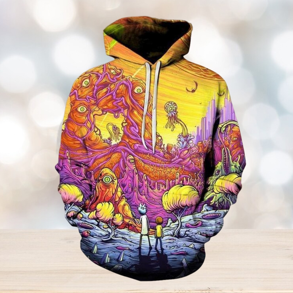 Rick and best sale morty purple hoodie