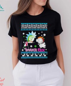 Rick and Morty Invader Zim Rick ugly Christmas shirt