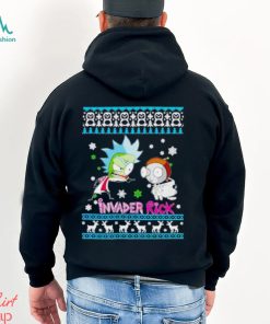 Rick and Morty Invader Zim Rick ugly Christmas shirt