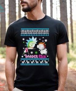 Rick and Morty Invader Zim Rick ugly Christmas shirt