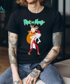 Rick and Morty Santa reindeer Christmas shirt