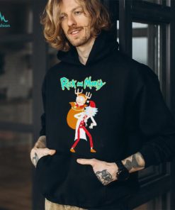 Rick and Morty Santa reindeer Christmas shirt