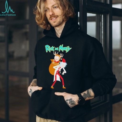Rick and Morty Santa reindeer Christmas shirt