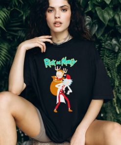 Rick and Morty Santa reindeer Christmas shirt