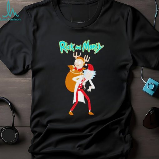 Rick and Morty Santa reindeer Christmas shirt