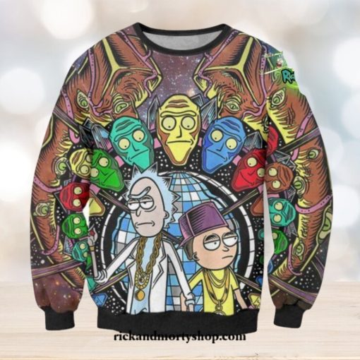 Rik And Mozty Infinity Stones Sweater