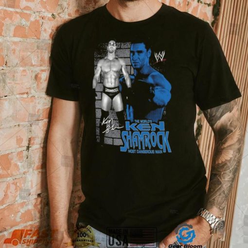 Ripple Junction Black Ken Shamrock The World's Most Dangerous Man T Shirt