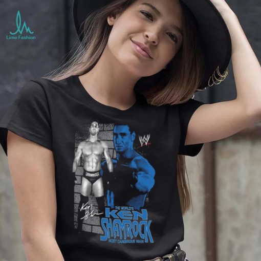 Ripple Junction Black Ken Shamrock The World's Most Dangerous Man T Shirt