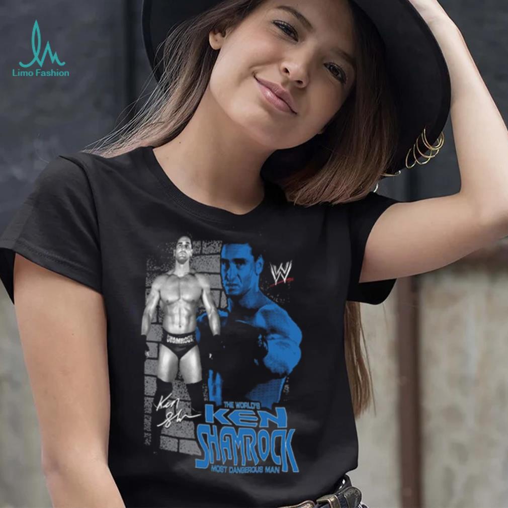 Ripple Junction Black Ken Shamrock The World's Most Dangerous Man T Shirt Ripple Junction Black Ken Shamrock The World's Most Dangerous Man T Shirt