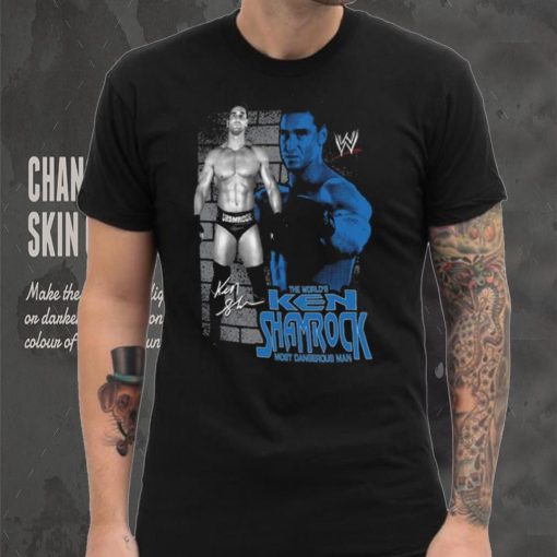 Ripple Junction Black Ken Shamrock The World's Most Dangerous Man T Shirt