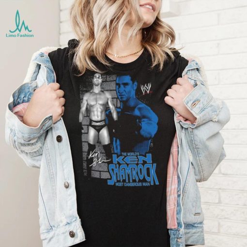Ripple Junction Black Ken Shamrock The World's Most Dangerous Man T Shirt