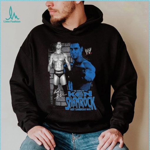 Ripple Junction Black Ken Shamrock The World's Most Dangerous Man T Shirt