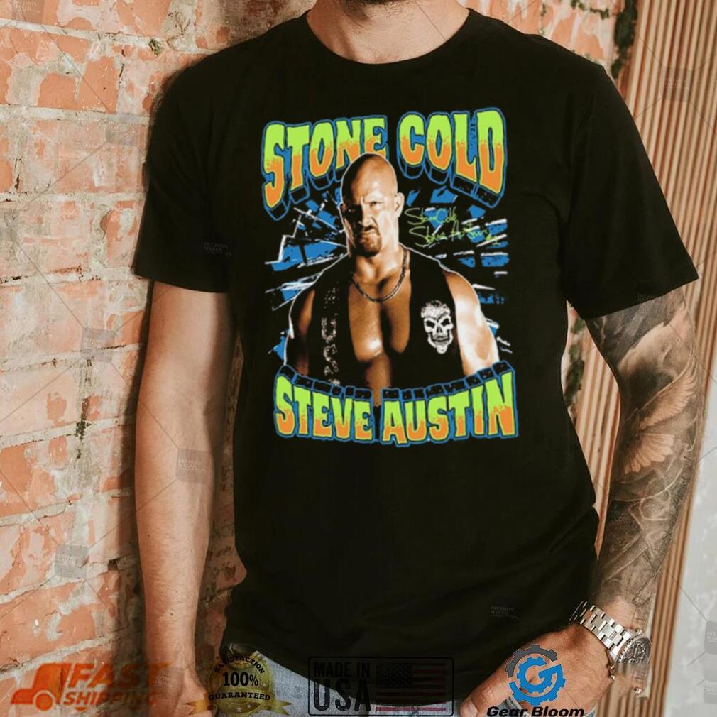 Ripple Junction Black Stone Cold Steve Austin Glow Ink T Shirt Ripple Junction Black Stone Cold Steve Austin Glow Ink T Shirt