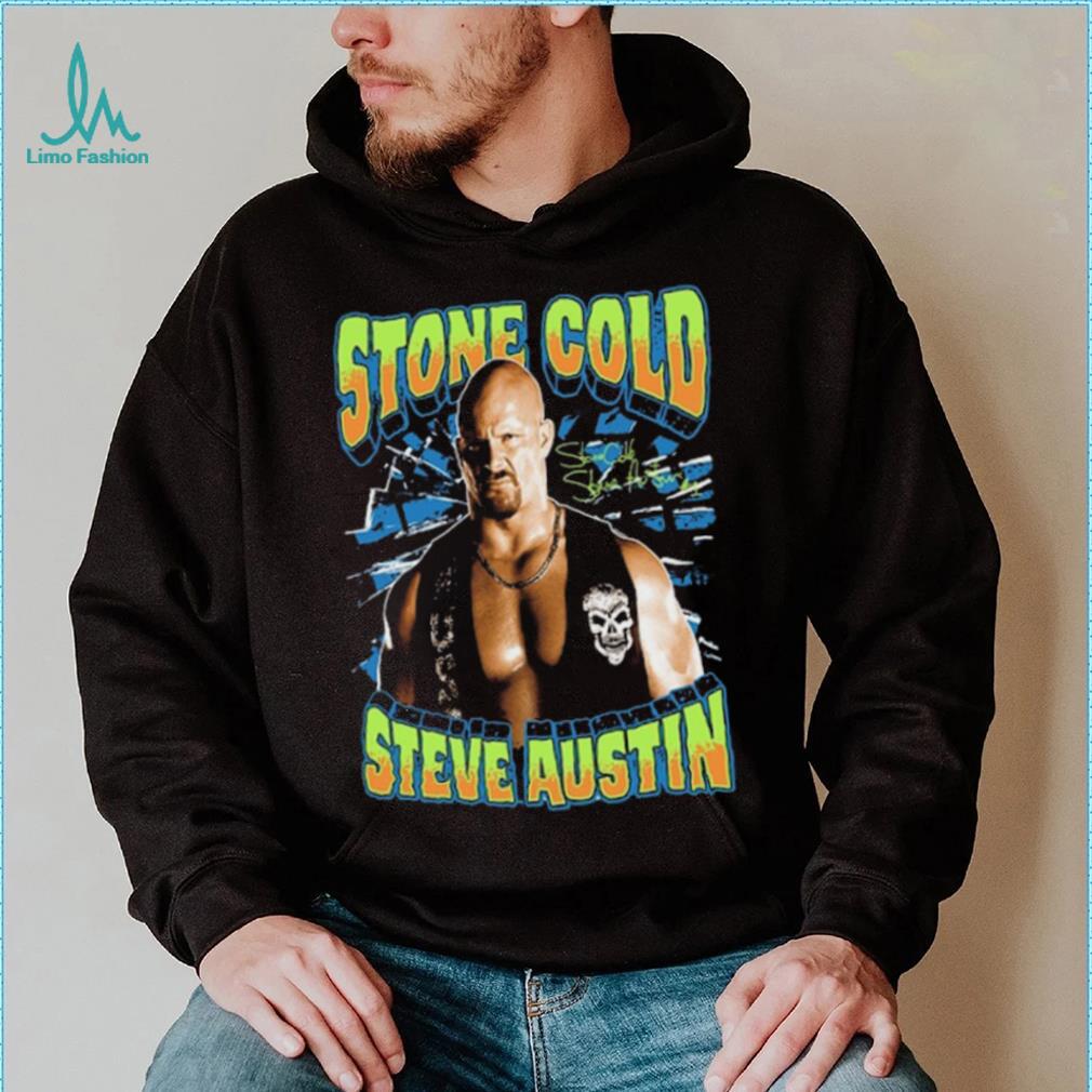 Ripple Junction Black Stone Cold Steve Austin Glow Ink T Shirt Ripple Junction Black Stone Cold Steve Austin Glow Ink T Shirt