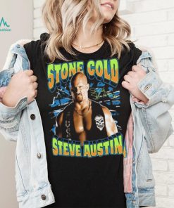 Ripple Junction Black Stone Cold Steve Austin Glow Ink T Shirt